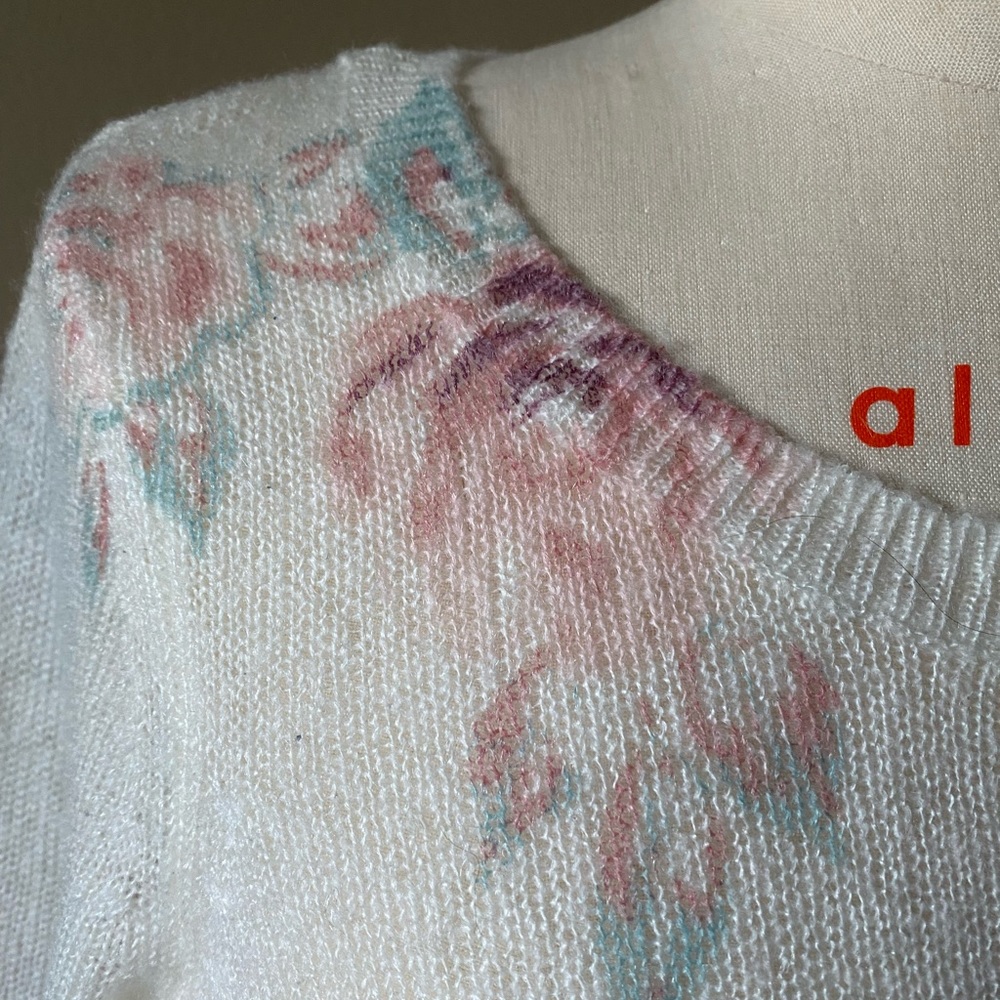 LC Lauren Conrad Floral Printed Sweater - Picture 3 of 11